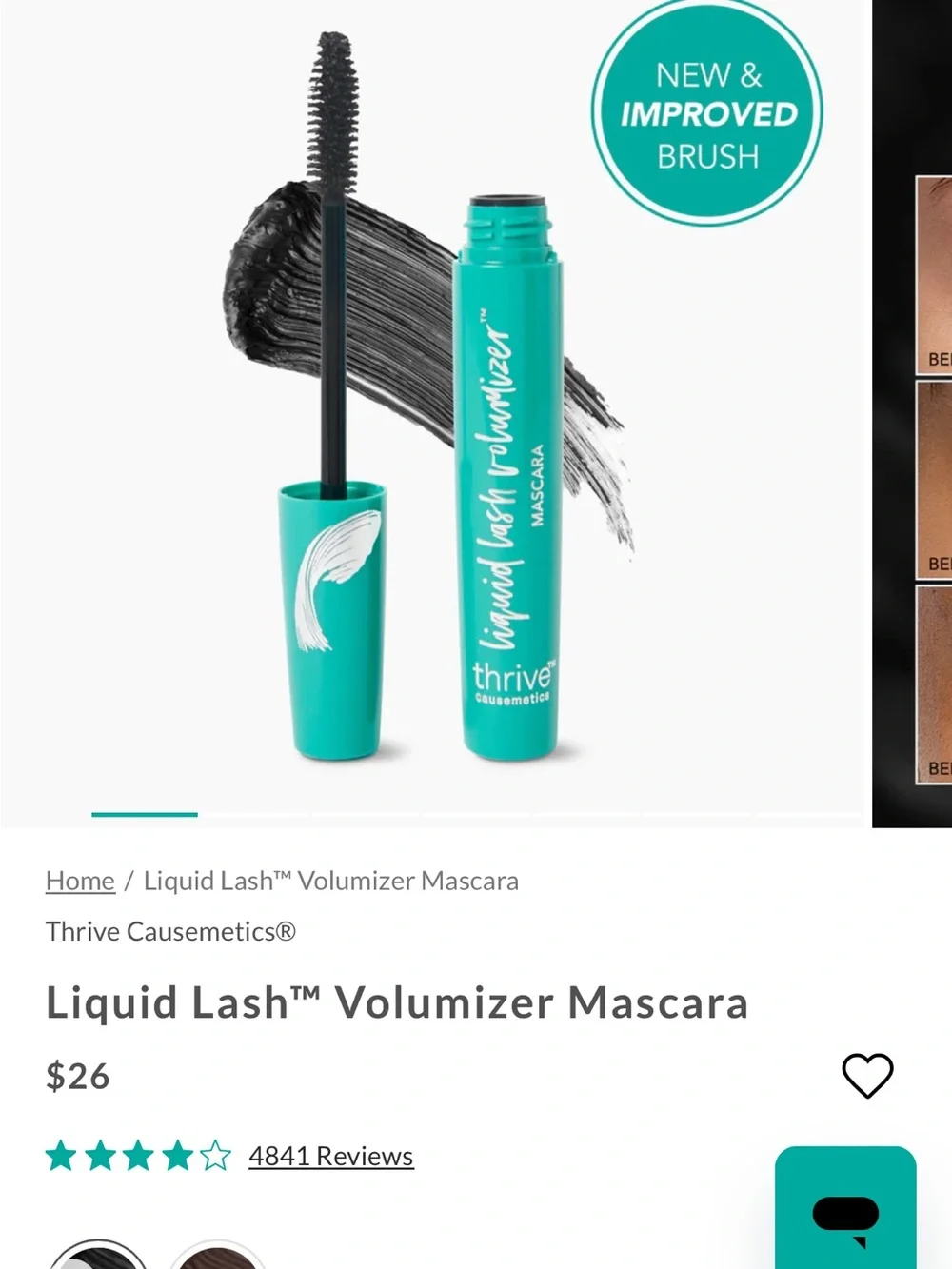 Liquid Eyelash Extension Mascara in Brynn (Rich Black)  - Enhance Eye Charm